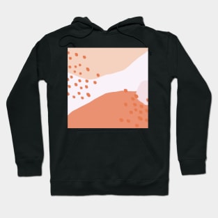 pink and mauve groovy simple abstract design Hoodie